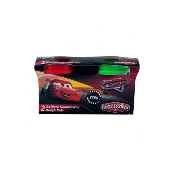 Σχολική Πλαστελίνη As Company Σετ 2 Βαζάκια 4Oz Cars image 2