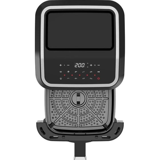 TURBOTRONIC TT-AF12D με Αποσπώμενο Κάδο 1600 W 5 L Μαύρο Φριτέζα Αέρος image 2
