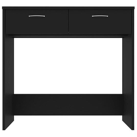 Γραφείο Μελέτης VidaXL από Μοριοσανίδα 80x40x75cm - Μαύρο image 4
