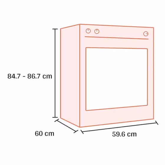 AEG CCB6446CBM SurroundCook 73 Lt Inox Ηλεκτρική Κουζίνα Κεραμική image 1