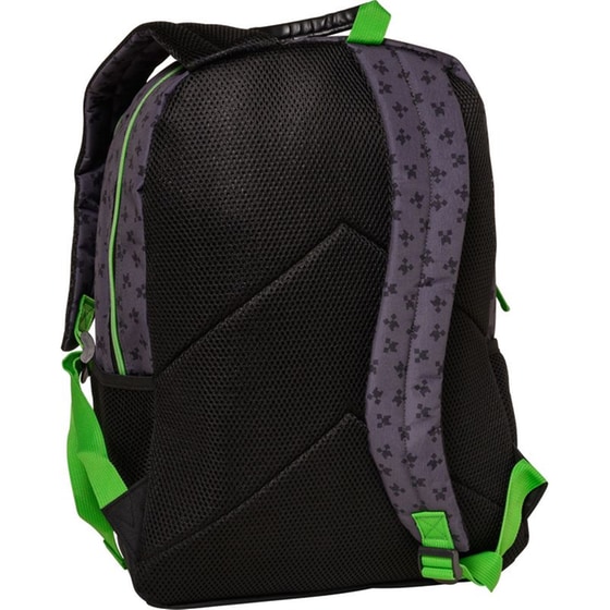 Τσάντα Πλάτης Graffiti Green & Δώρο Τσαντάκι Minecraft image 1