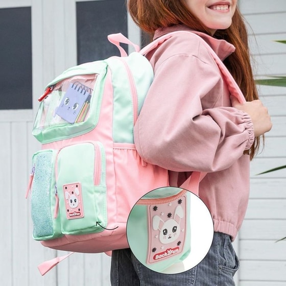 Τσάντα Πλάτης Προσχολική Miquelrius Ροζ image 5