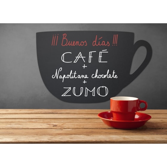 Μαυροπίνακας Φλιτζάνι Securit 28.3x44.5x0.3cm image 2