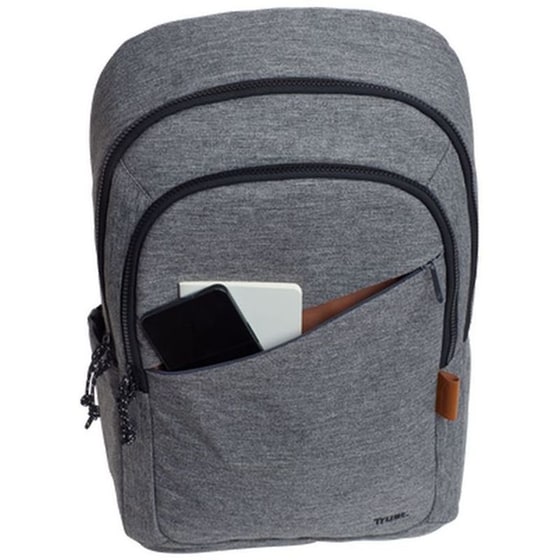 Τσάντα Πλάτης Trust Avana για Laptop 16'' Αδιάβροχη - Γκρι image 1