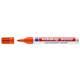 Μαρκαδόρος Ανεξίτηλος Edding 3000 Κόκκινο 1.5-3.0 mm