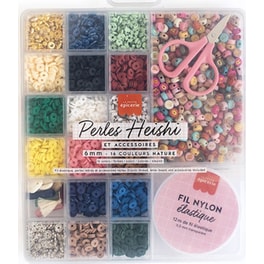 Σετ Δημιουργίας La Petite Epicerie Xάντρες Heishi Nature & Aξεσουάρ