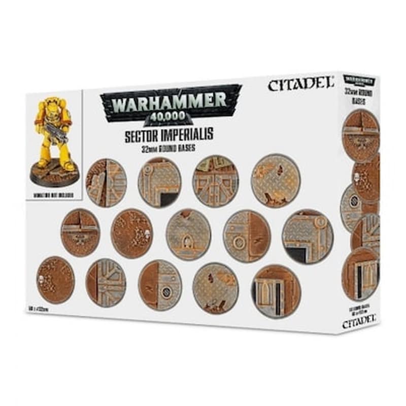 GAMES WORKSHOP Sector Imperialis 32mm Round Bases Επιτραπέζιο (Games Workshop)