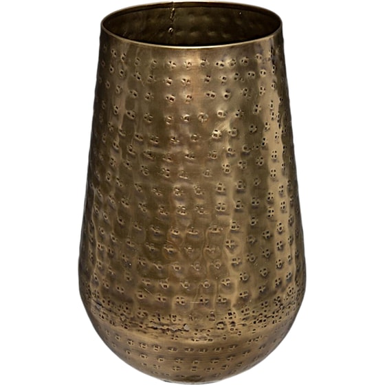 Διακοσμητικό Βάζο Atmosphera Oasis 181410 Μεταλλικό 15x23 cm - Χρυσό image 0