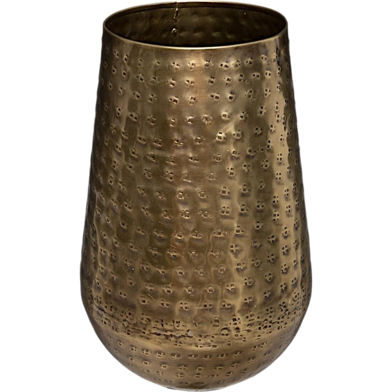 Διακοσμητικό Βάζο Atmosphera Oasis 181410 Μεταλλικό 15x23 cm - Χρυσό