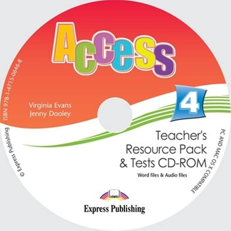 Access 4 Teachers Resource Pack Tests CD-ROM