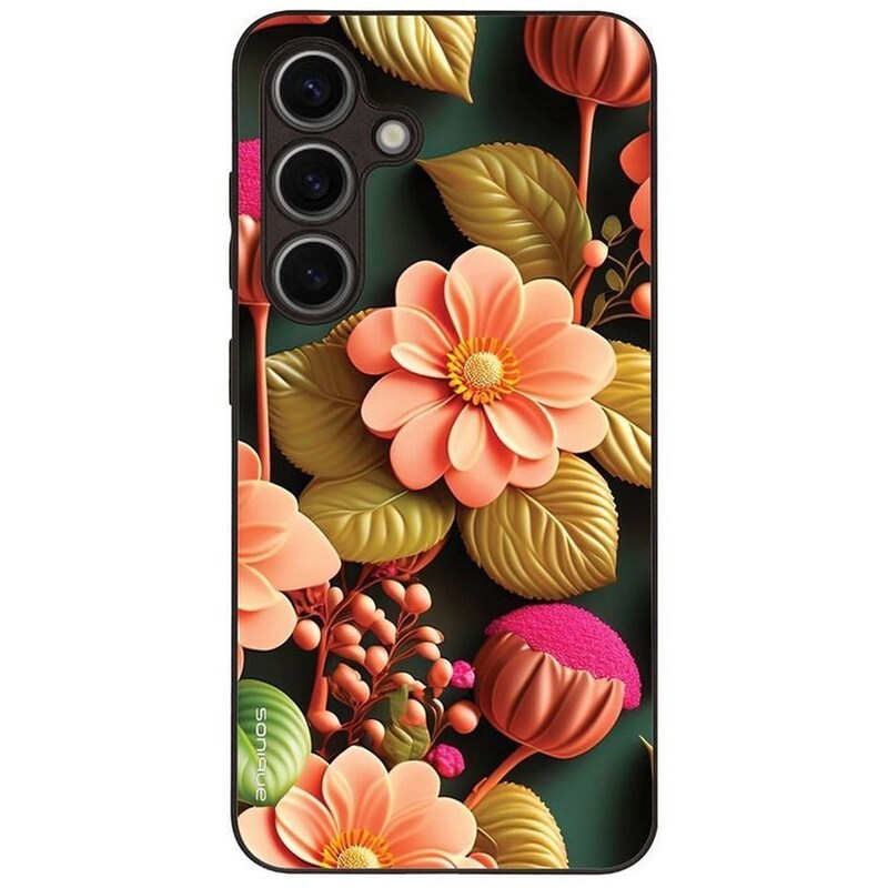 Θήκη Samsung Galaxy S24 - Sonique 3D Flower Series - Salmon