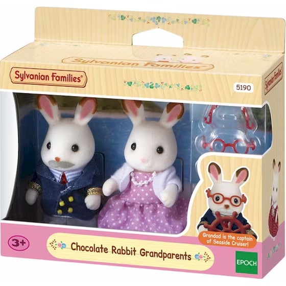 Παιχνίδι Μινιατούρα Sylvanian Families: Παππούς & Γιαγιά Chocolate Rabbit (5190) image 0