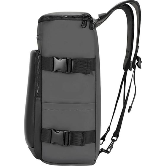 Τσάντα Πλάτης/ Ώμου Amber με Θήκη Laptop 15.6'' AΜ2013 21 lt - Γκρι image 3
