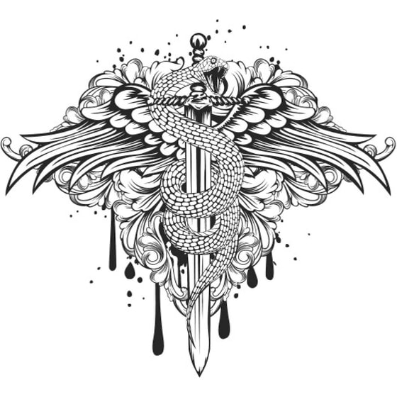 Tattoo Art Coloring Book image 1