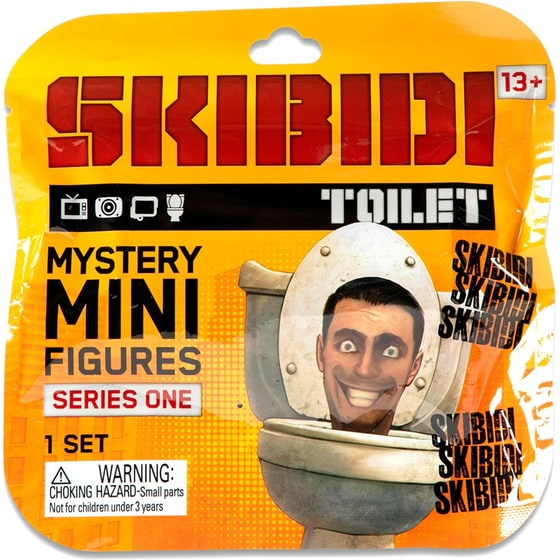 Skibidi Toilet Συλλεκτική Μίνι Φιγούρα 6cm 1 Τμχ - Τυχαία Επιλογή Σχεδίου image 1