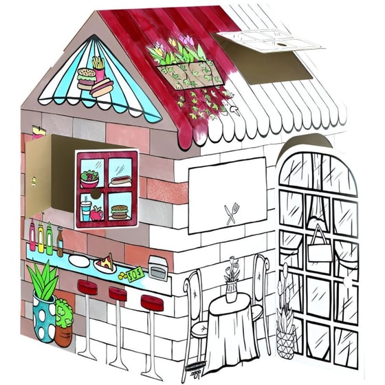 Κατασκευή Χαρτόσπιτο Δημιουργικότητας (μαγαζάκι) image 0