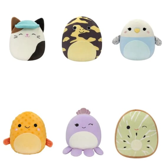 Λούτρινο Squishmallows W1B σε 6 Σχέδια (19cm)  - Τυχαία Επιλογή Σχεδίου image 6