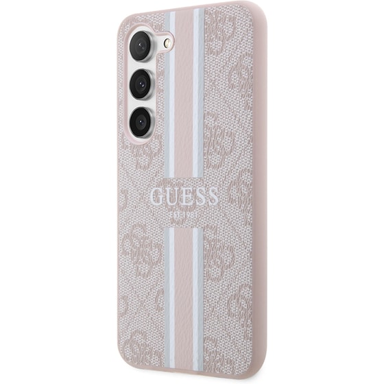 Θήκη Samsung Galaxy S23 S911 - Guess 4g Logo Collection Printed Stripe - Ροζ image 0