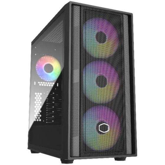 Κουτί Desktop Cooler Master MasterBox 600 - Μαύρο image 0