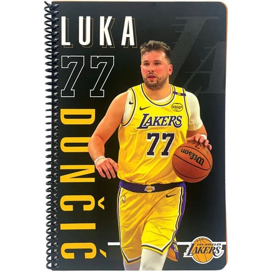 Τετράδιο Σπιράλ Back Me Up B5 70 Φύλλων NBA Luka Doncic (1 Τεμάχιο) image 0