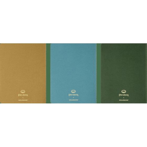 Σετ 3 Σημειωματάρια Moleskine Limited Edition The Lord of the Rings Ριγέ XL Softcover image 5