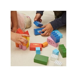 KIKKERLAND Wooden Building Blocks Kids