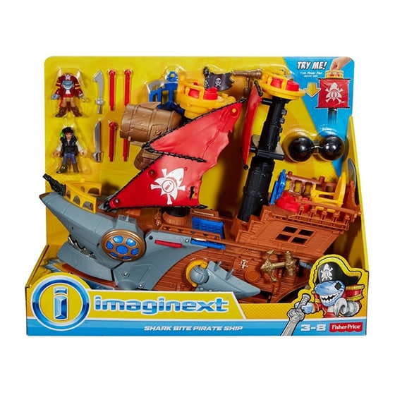 Πειρατικό Καράβι - Καρχαρίας Imaginext Fisher Price image 0