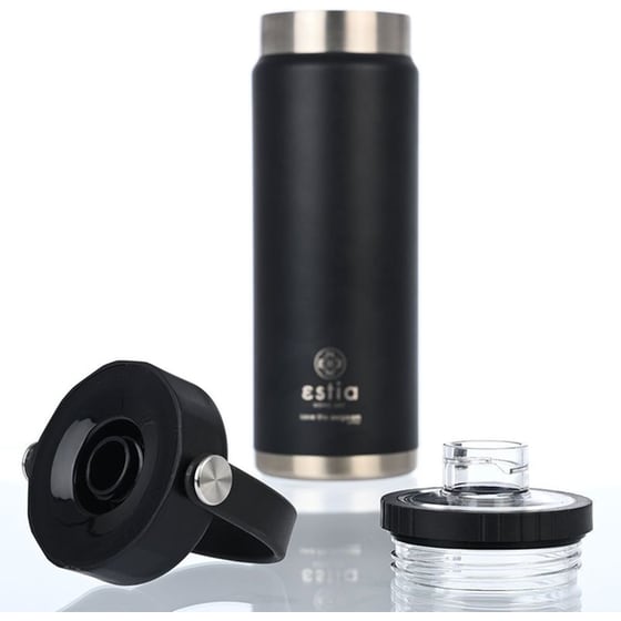 Μπουκάλι Θερμός Estia Home Art Save The Aegean Chug Midnight Black 750 ml image 4