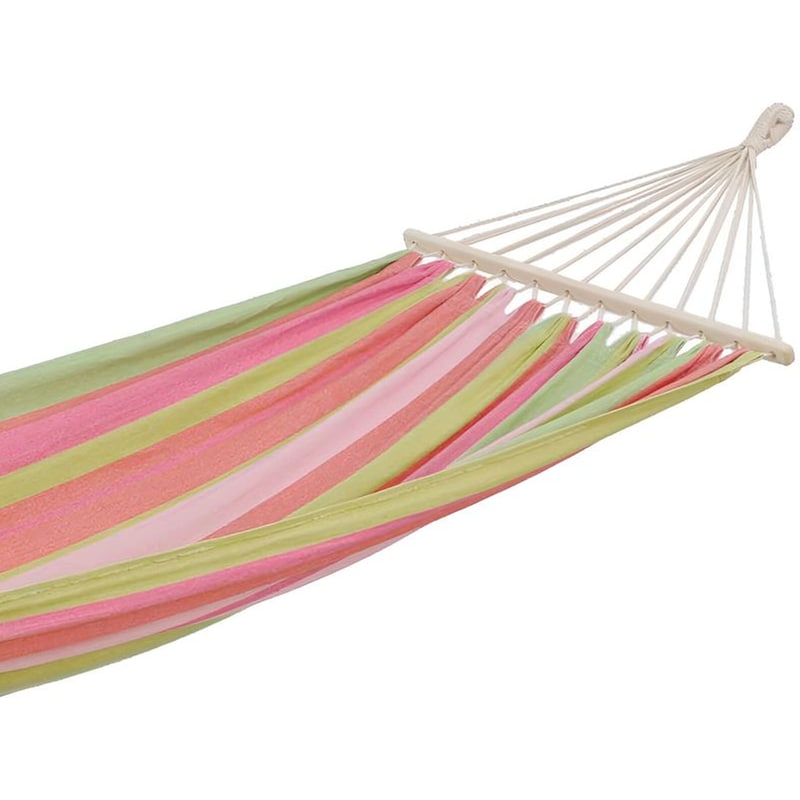 AMAZONAS Αιώρα Αλεξίπτωτο Κρεμαστή Amazonas Tonga Bubblegum από Ύφασμα/Ξύλο 200x100cm - Ροζ/Πράσινη