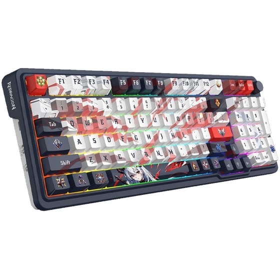 Redragon Eisa K686AK Gaming Μηχανικό Ασύρματο 2.4 GHz/Bluetooth Πληκτρολόγιο RGB Μπλε (US) image 1