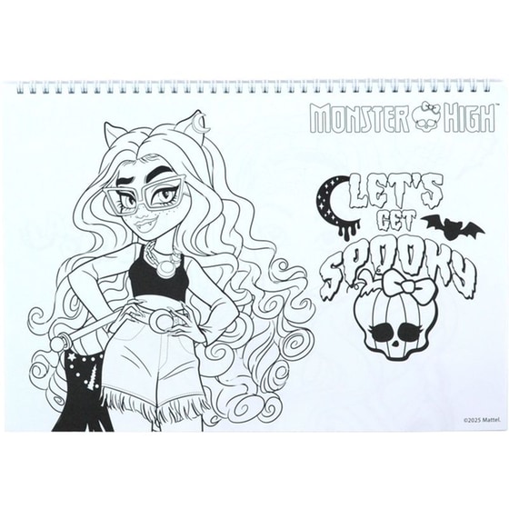 Μπλοκ Ζωγραφικής Gim Α4 40Φ Monster High image 3