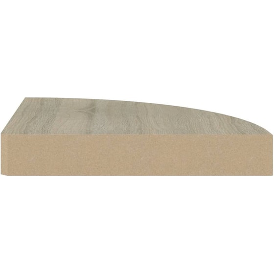 Ράφια Τοίχου VidaXL από MDF 25x25x3.8 cm 4 Τμχ -  Μπεζ image 3