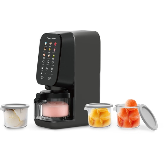 Παγωτομηχανή ROHNSON R5655 VLCREME 3 x 450 ml Μαύρο image 1