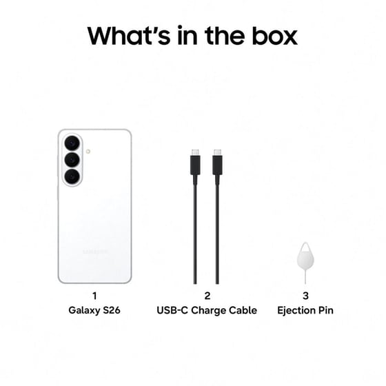 Samsung Galaxy S26 512GB - White image 6