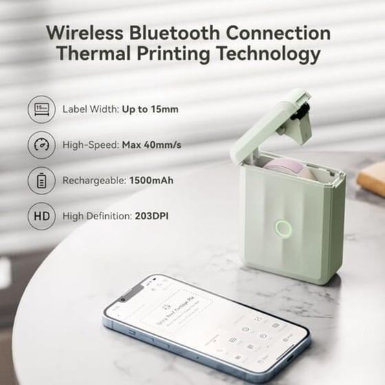 NIIMBOT Thermal D110-M-GN Green Θερμικός Εκτυπωτής image 7
