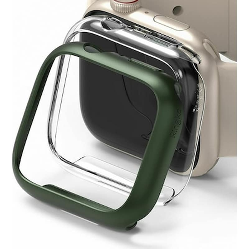 RINGKE Θήκη Ringke Slim για Apple Watch 41mm 2τμχ - Clear Deep Green