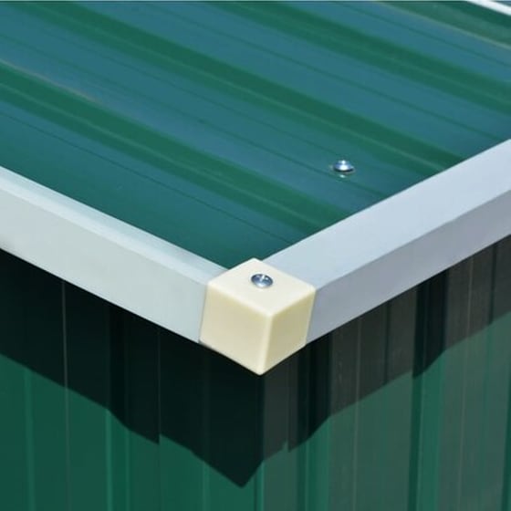 Vidaxl Αποθήκη Κήπου Πράσινη 257 X 497 X 178 Εκ. Μεταλλική image 3