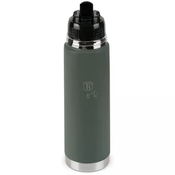 Μπουκάλι Θερμός Berlinger Haus Ανοξείδωτο Matt Green 750ml image 5