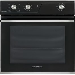 GLEM GAS GFR62BK 64 Lt Μαύρο Εντοιχιζόμενος Φούρνος Άνω Πάγκου