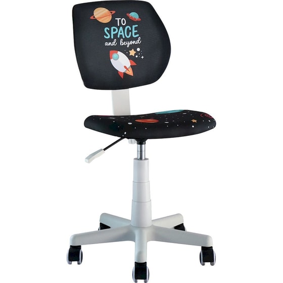 Παιδική Καρέκλα Γραφείου ArteLibre Adoura Υφασμάτινη - Μαύρη με Σχέδιο image 0