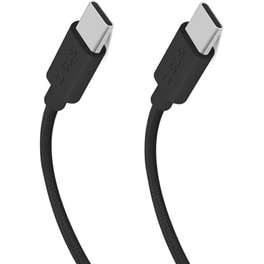 Καλώδιο δεδομένων SBS Braided USB-C σε USB-C 60W 1.5m - Black