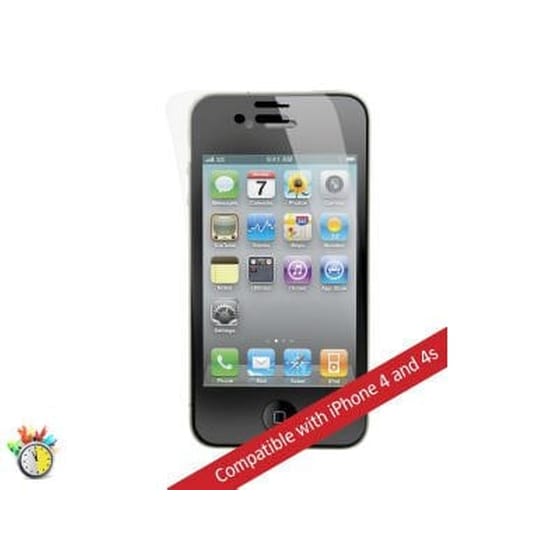 Προστατευτικό οθόνης Apple iPhone 4/iPhone 4S - Power Support Anti-Glare Film Set image 0