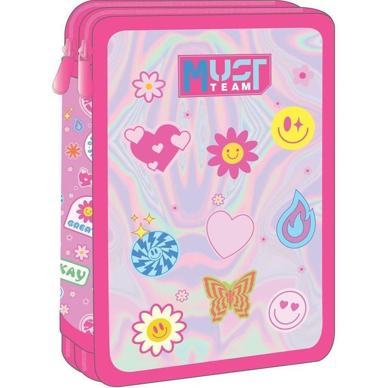 Κασετίνα Παραλληλόγραμμη Γεμάτη Must Team Good Vibes