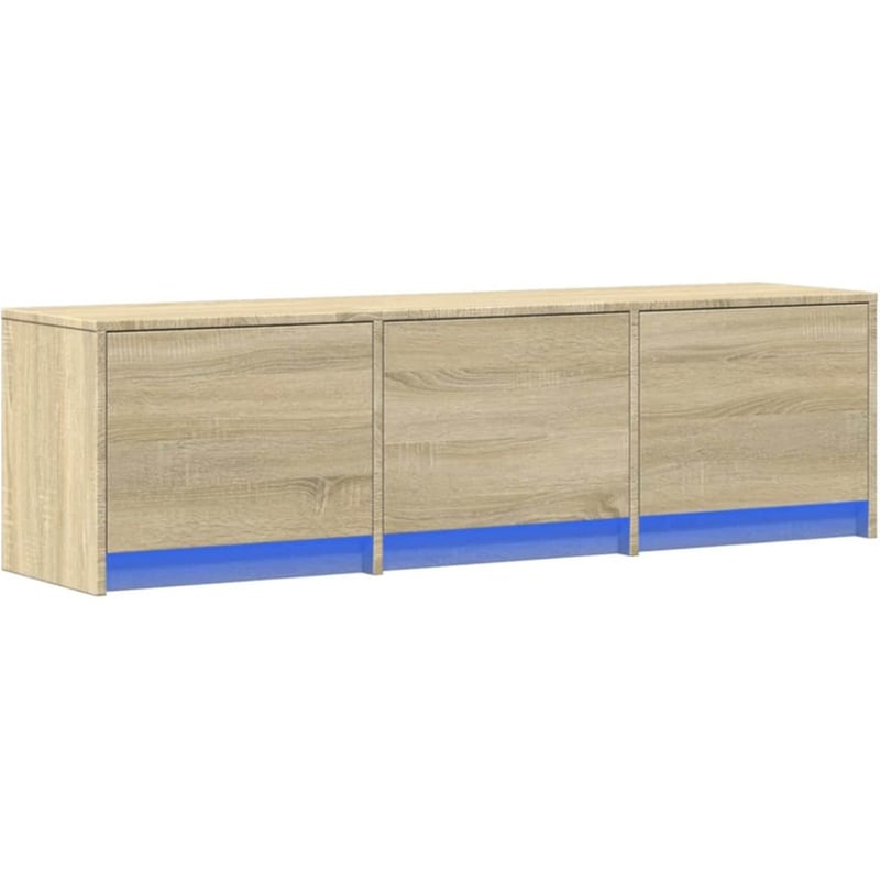 Έπιπλο Τηλεόρασης VidaXL με LED 140 x 34 x 40 cm - Sonoma Δρυς