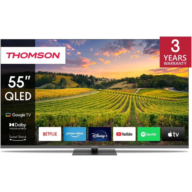 THOMSON Thomson QLED 55 4K Google TV Τηλεόραση 55QG5C14