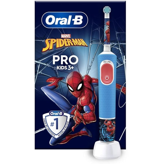 Ηλεκτρική Οδοντόβουρτσα ORAL-B PRO SPIDERMAN Γαλάζιο image 0