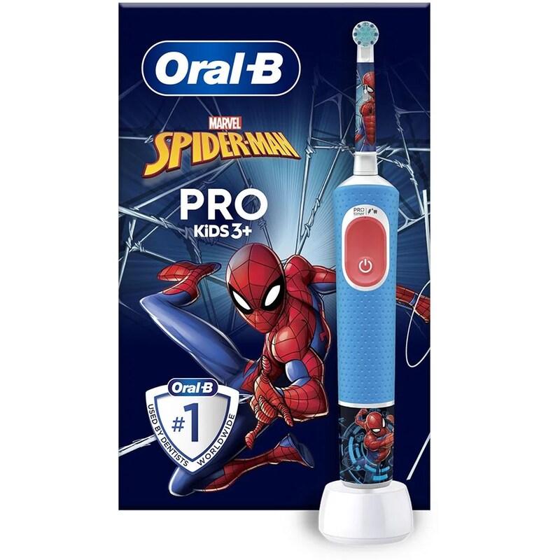 Ηλεκτρική Οδοντόβουρτσα ORAL-B PRO SPIDERMAN Γαλάζιο