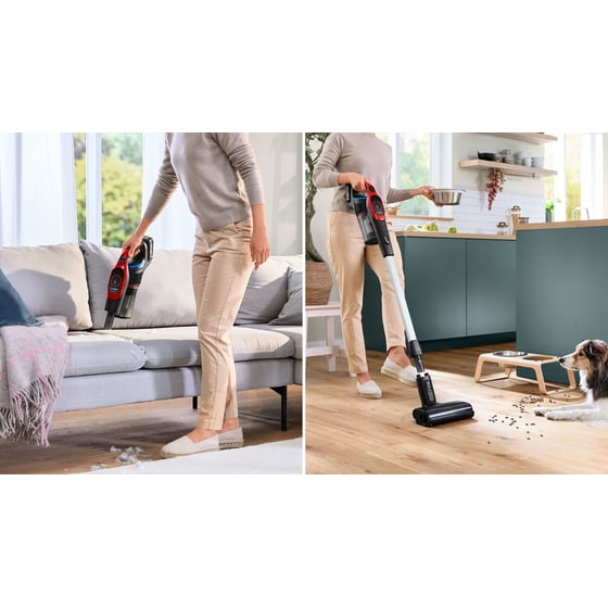 BOSCH Unlimited 9 ProAnimal BBS931PET 18 V 0.4 L Κόκκινη Σκούπα Stick image 14