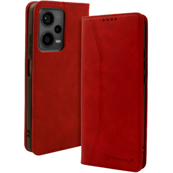 Θήκη Πορτοφόλι Xiaomi Redmi Note 12 Pro Plus - Bodycell - Κόκκινο image 0