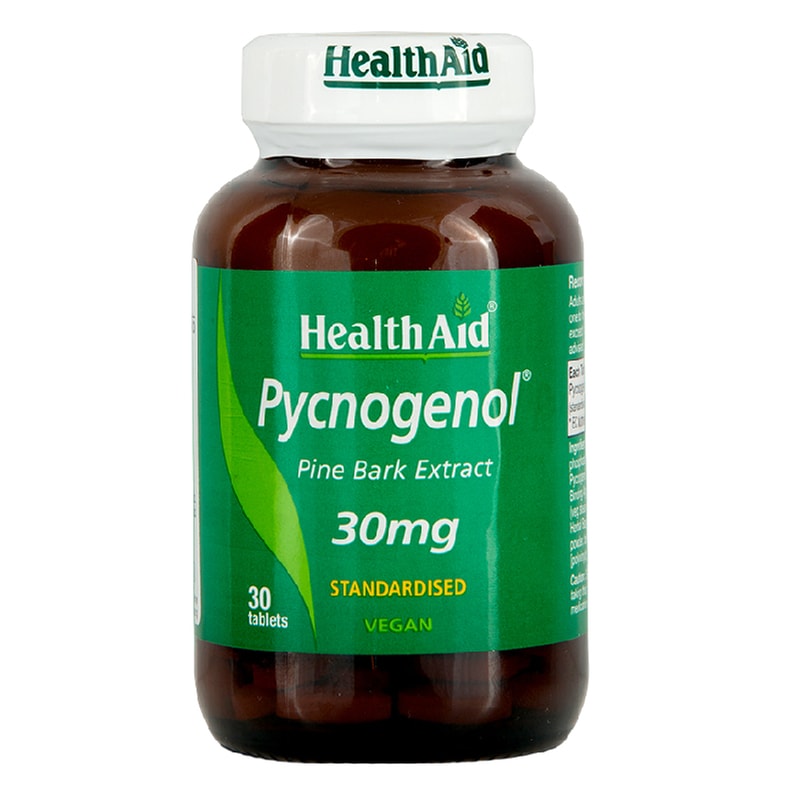 Ειδικό Συμπλήρωμα Διατροφής Health Aid Pycnogenol 30mg - 30 ταμπλέτες